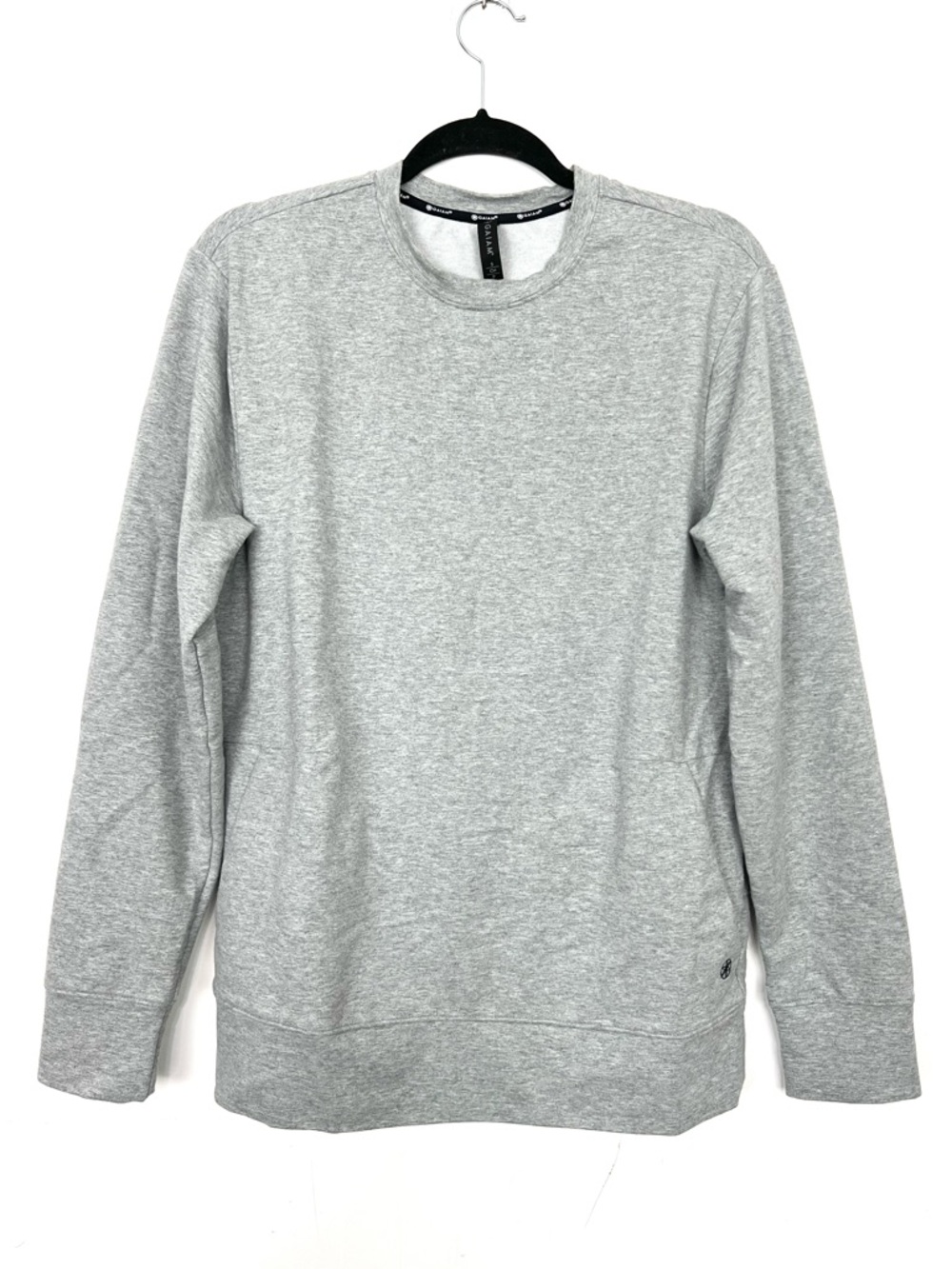 Gaiam Grey Sweatshirt Active Yoga Pockets Men's Size Small